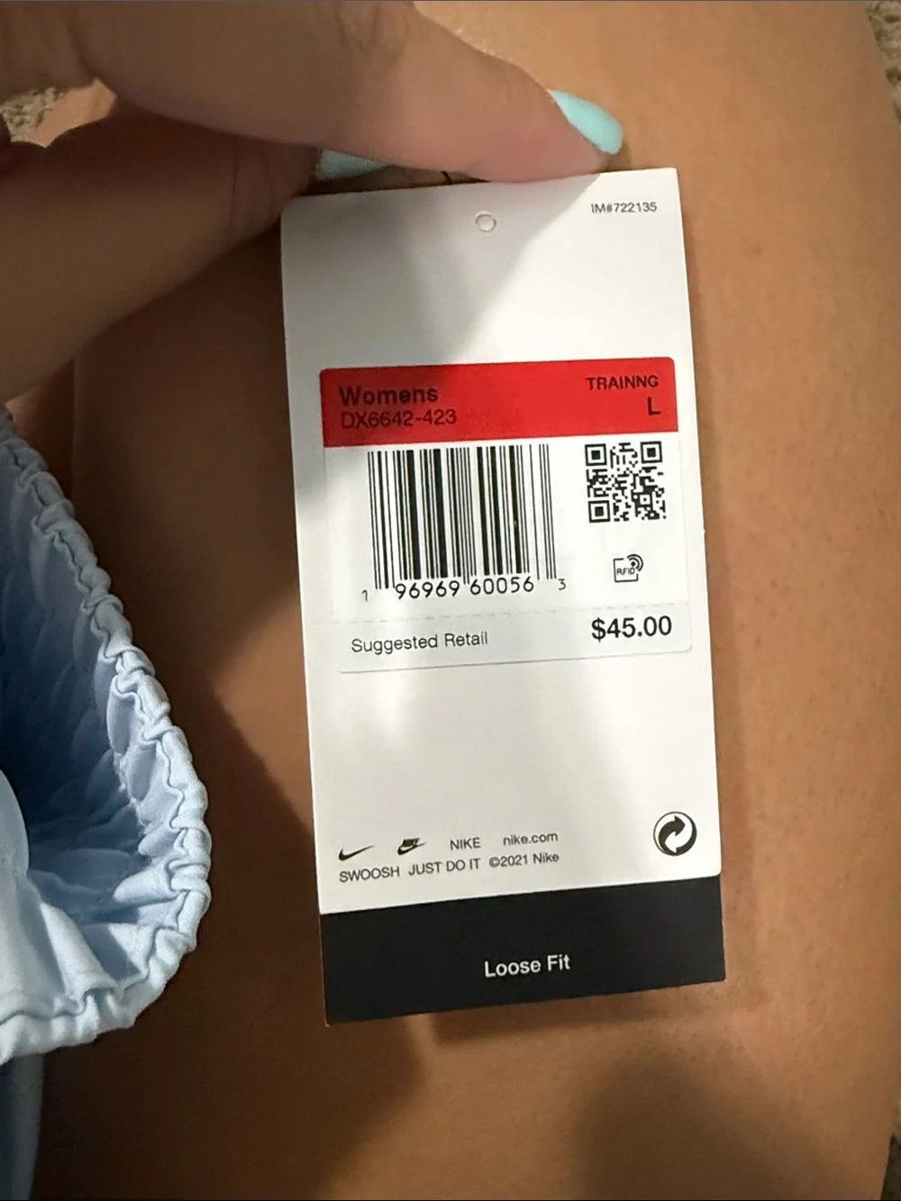 Nike light blue